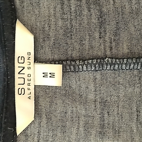 (3/$30) Navy Blue Patterned Tee - Picture 2 of 6